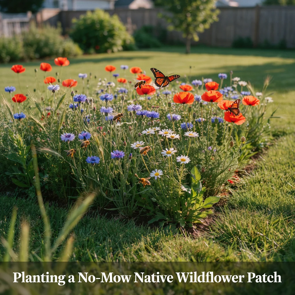 Planting a No-Mow Native Wildflower Patch