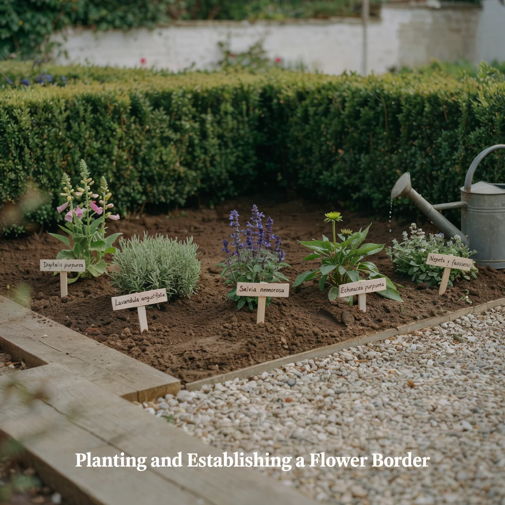 Planting and Establishing a Flower Border