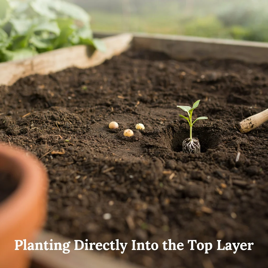 Planting Directly Into the Top Layer