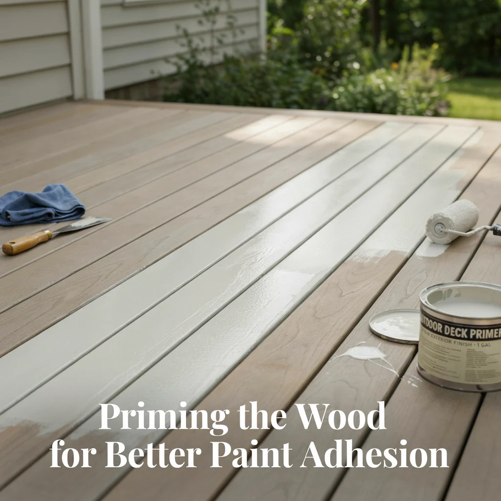 Priming the Wood for Better Paint Adhesion