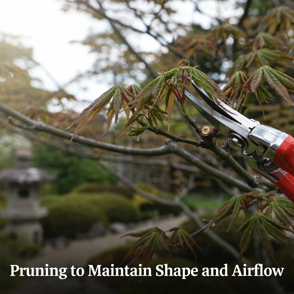 Pruning to Maintain Shape and Airflow