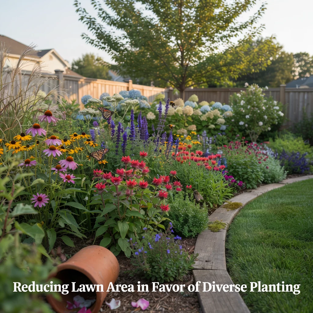 Reducing Lawn Area in Favor of Diverse Planting