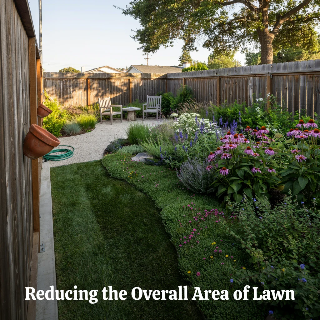 Reducing the Overall Area of Lawn