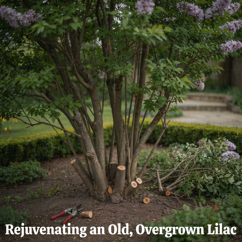 Rejuvenating an Old, Overgrown Lilac