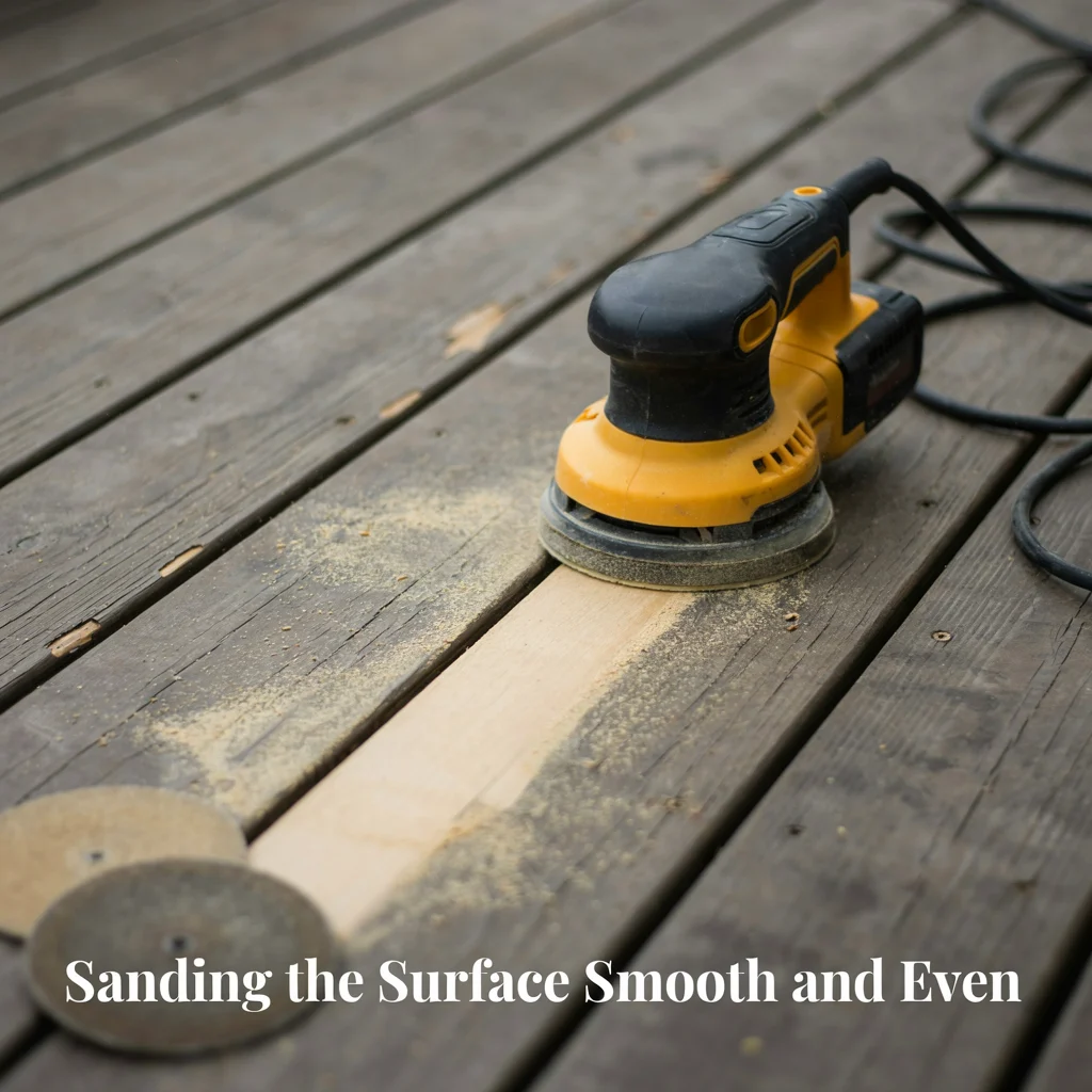 Sanding the Surface Smooth and Even