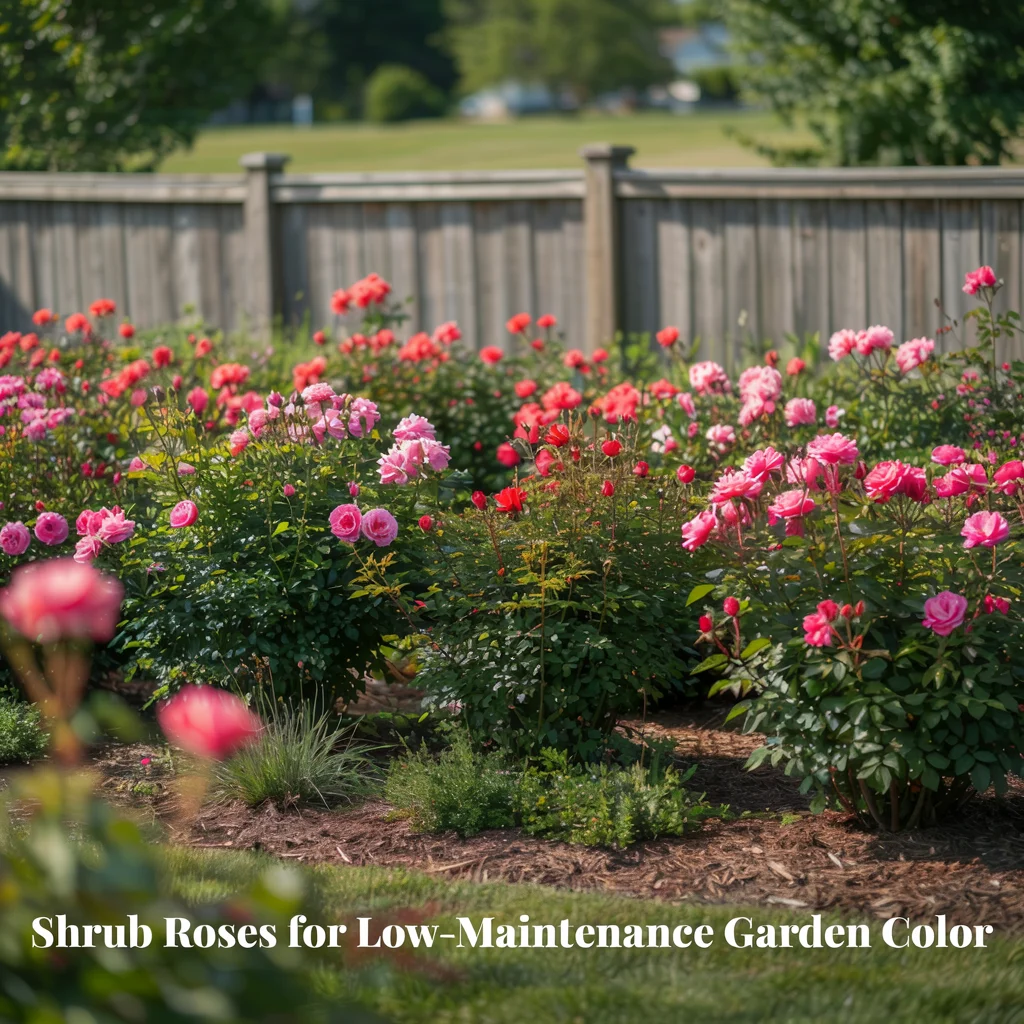 Shrub Roses for Low-Maintenance Garden Color