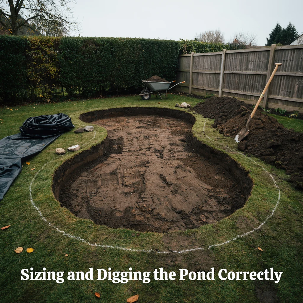 Sizing and Digging the Pond Correctly