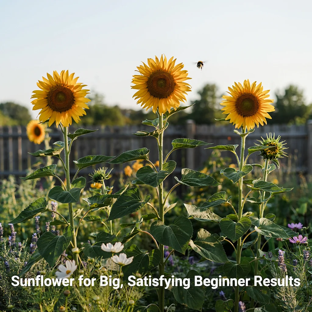 Sunflower for Big, Satisfying Beginner Results