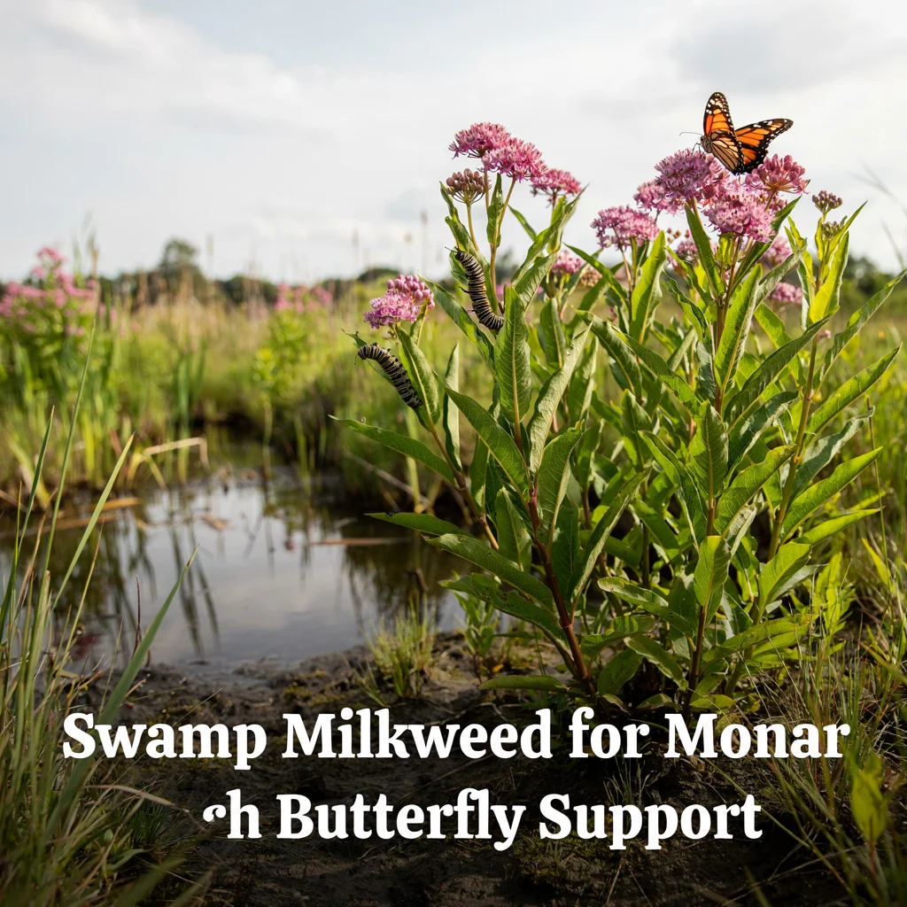 Swamp Milkweed for Monarch Butterfly Support