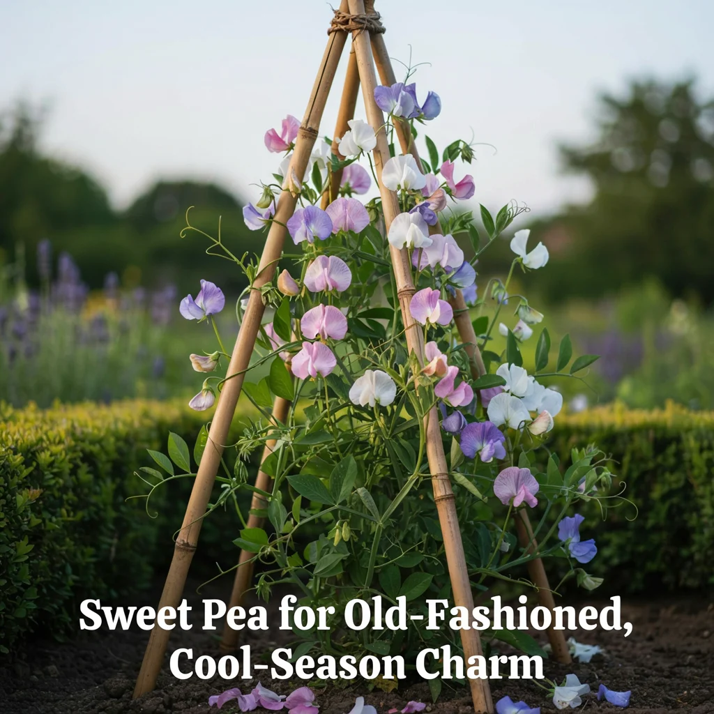 Sweet Pea for Old-Fashioned, Cool-Season Charm