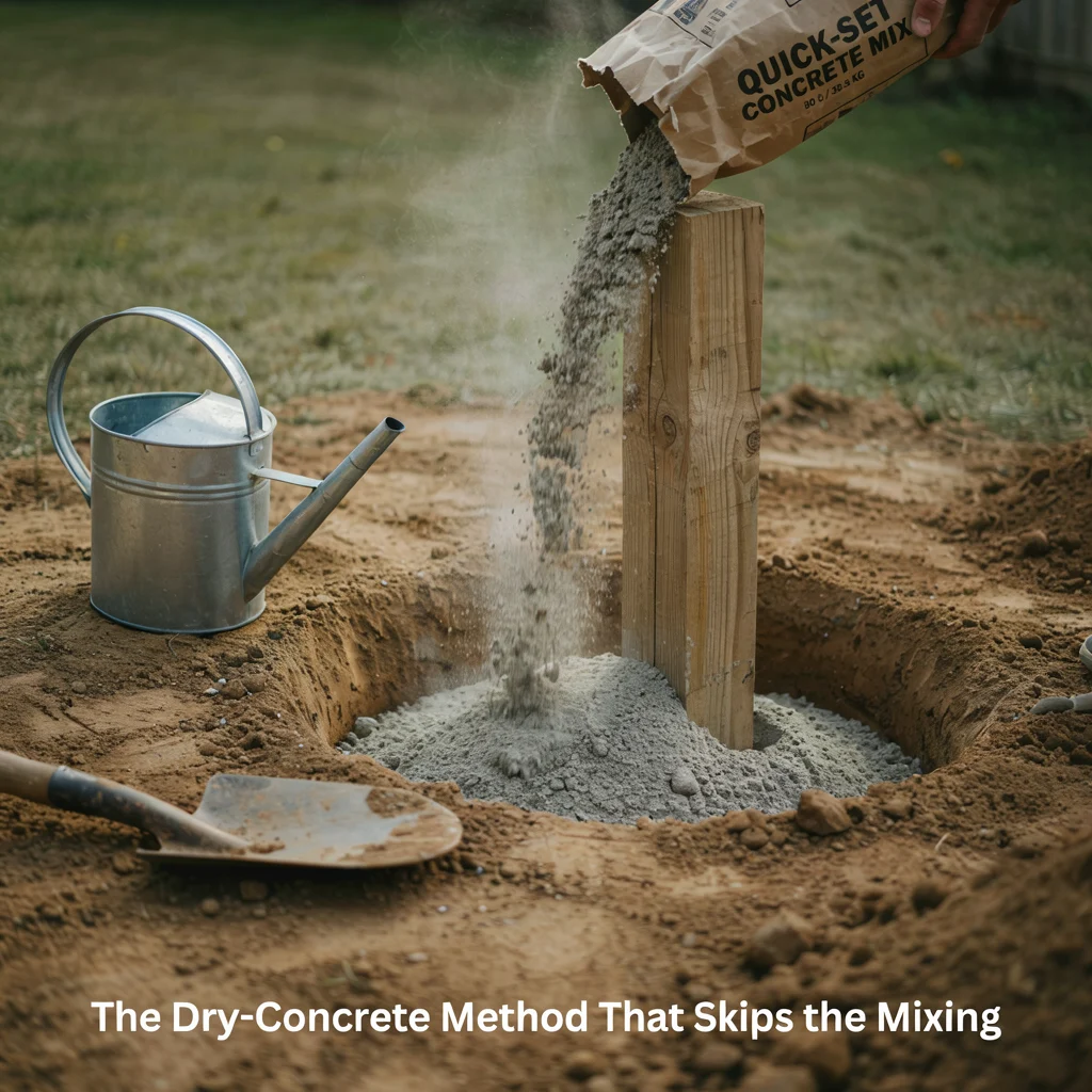 The Dry-Concrete Method That Skips the Mixing