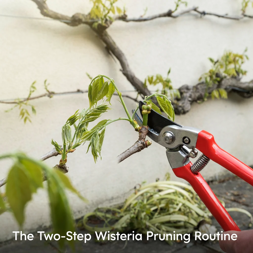 The Two-Step Wisteria Pruning Routine