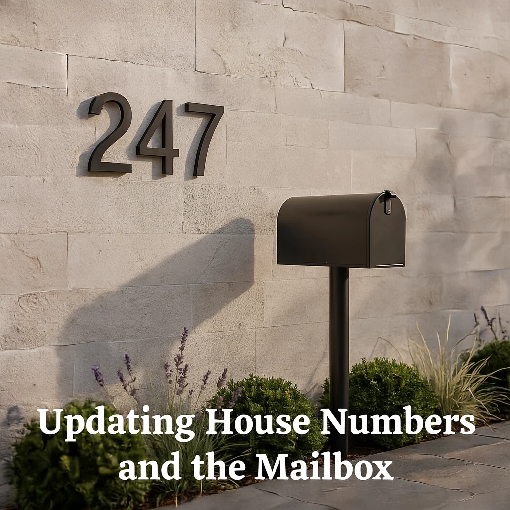 Updating House Numbers and the Mailbox