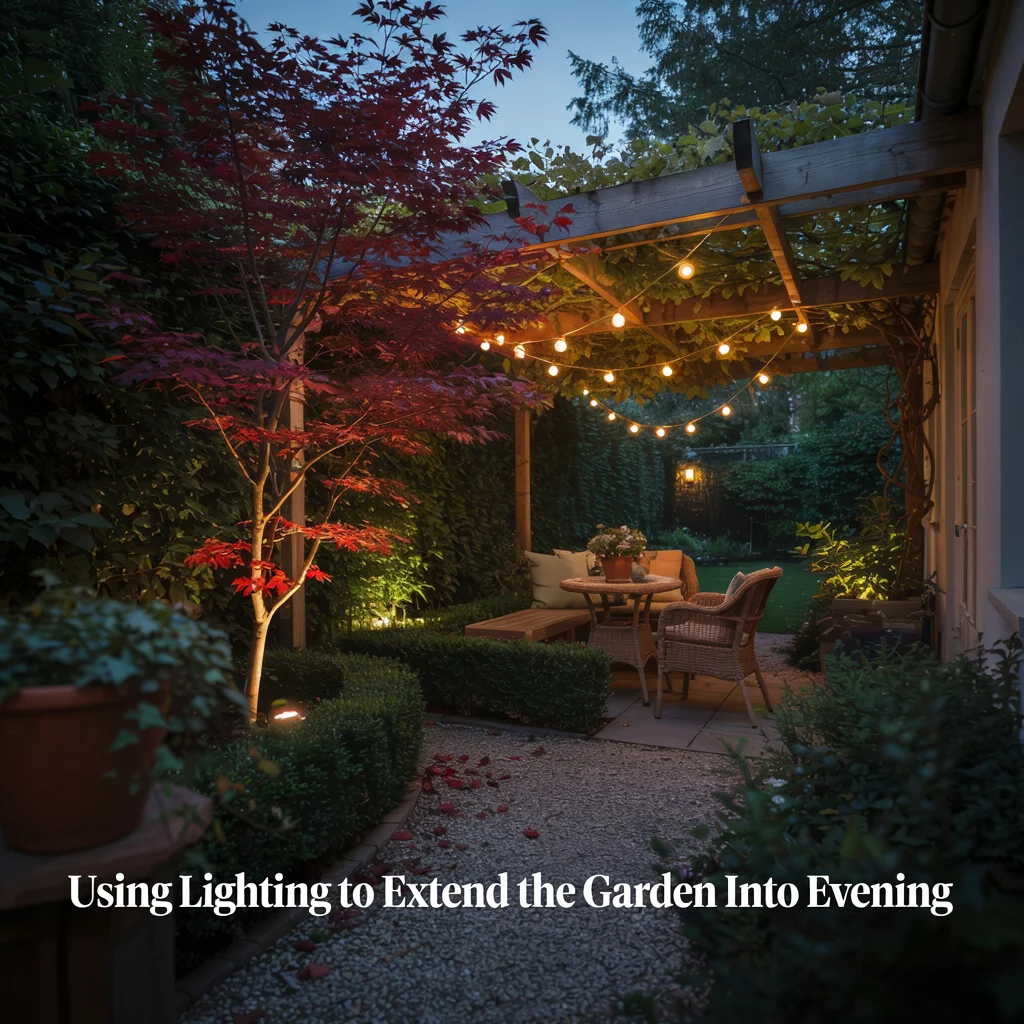 Using Lighting to Extend the Garden Into Evening
