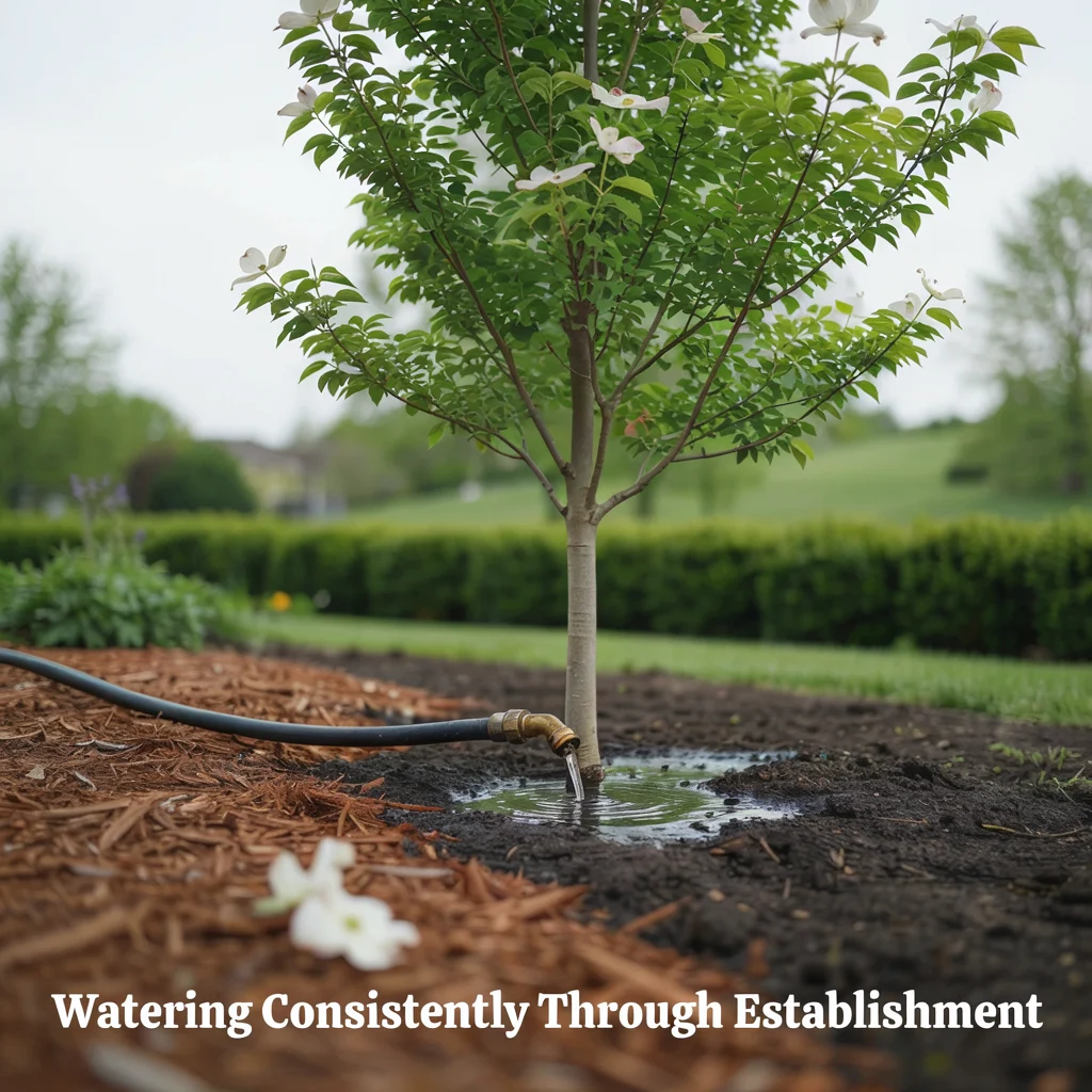 Watering Consistently Through Establishment