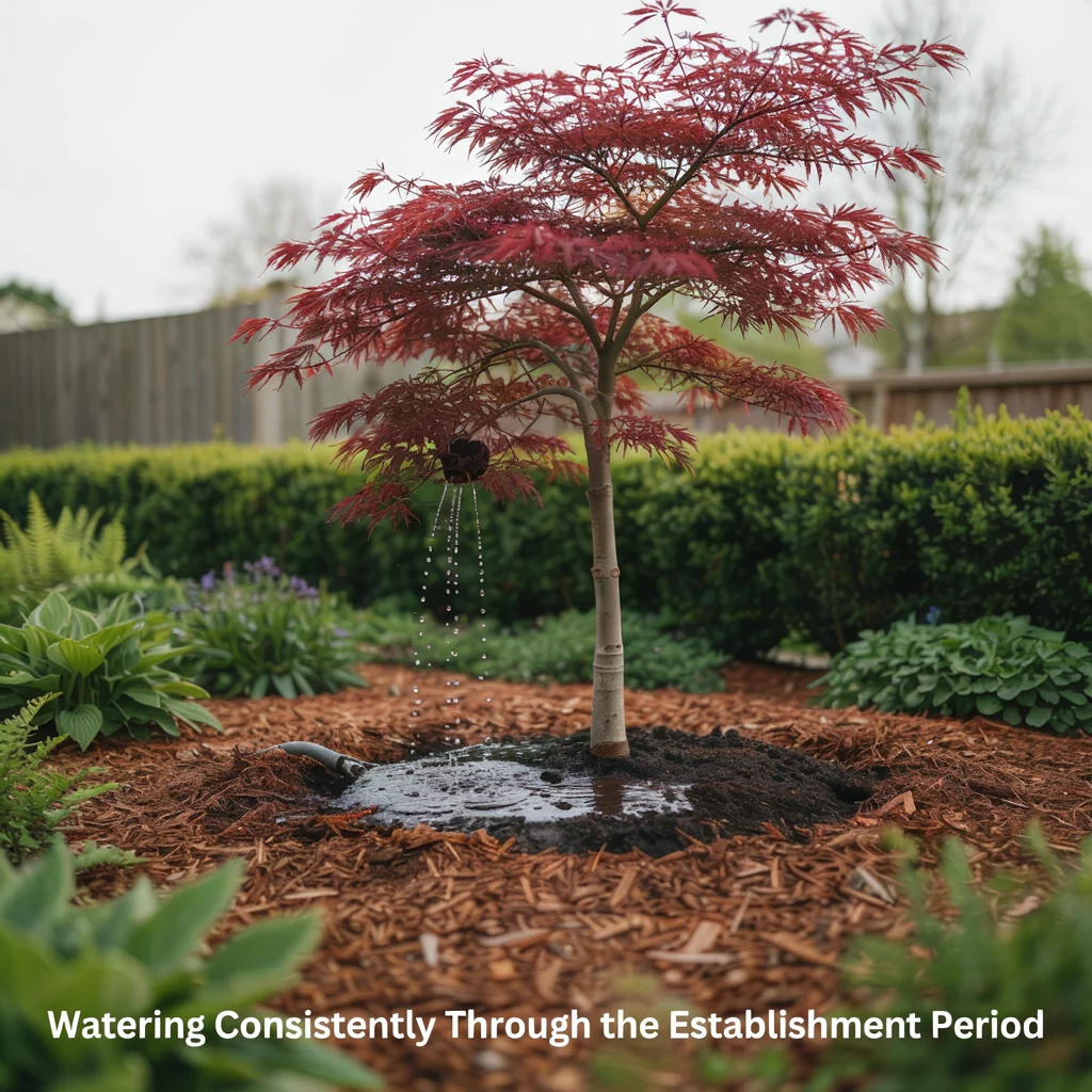 Watering Consistently Through the Establishment Period