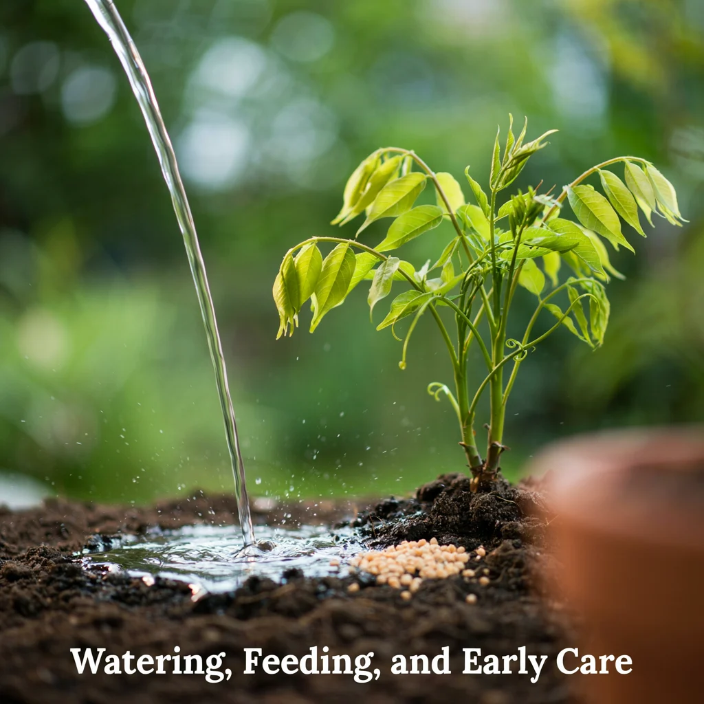 Watering, Feeding, and Early Care
