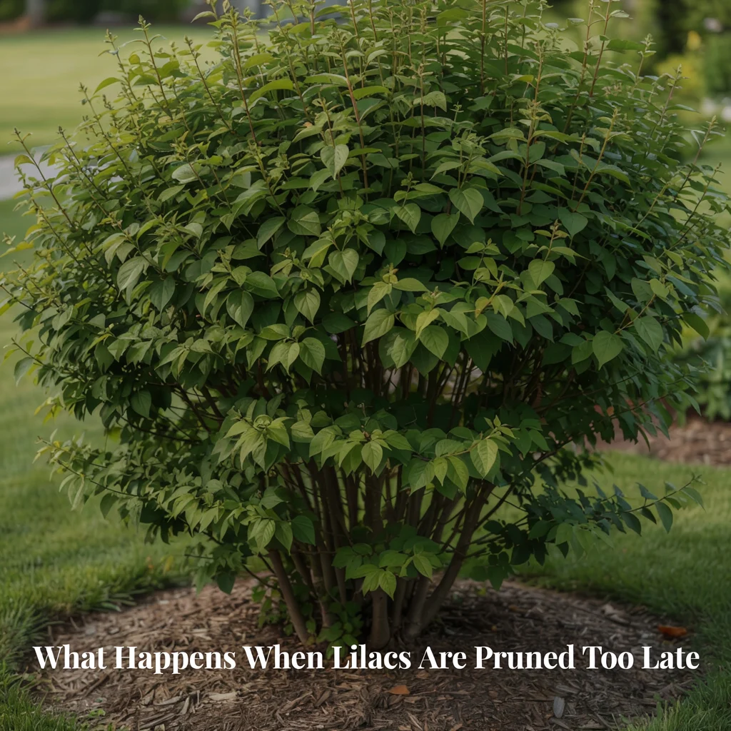 What Happens When Lilacs Are Pruned Too Late