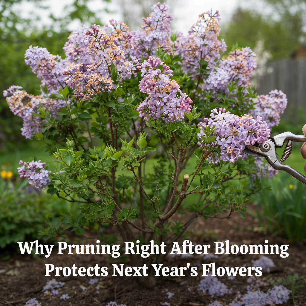 Why Pruning Right After Blooming Protects Next Year's Flowers