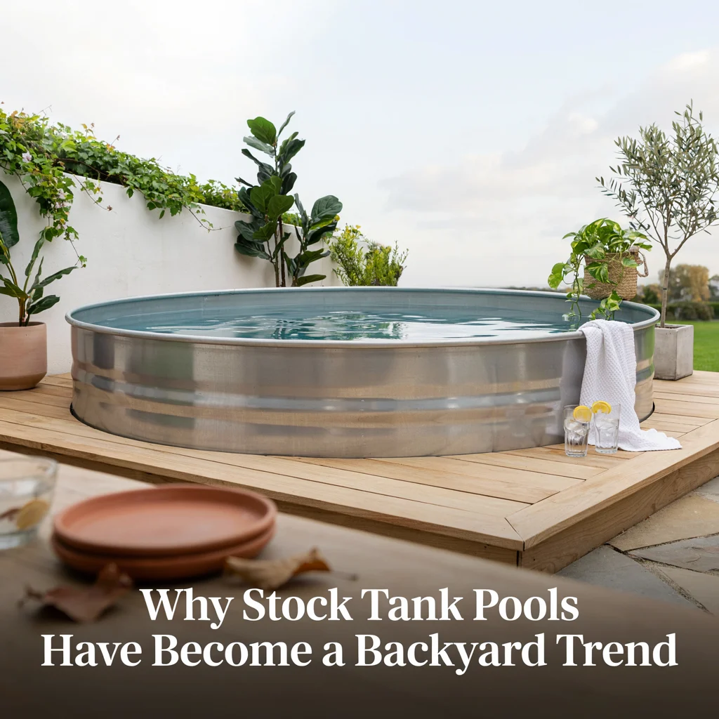 Why Stock Tank Pools Have Become a Backyard Trend