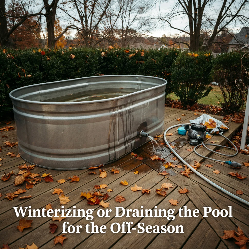 Winterizing or Draining the Pool for the Off-Season