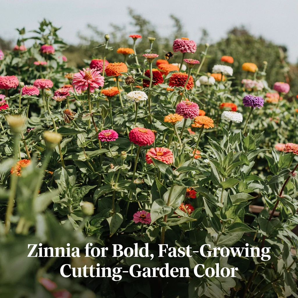 Zinnia for Bold, Fast-Growing Cutting-Garden Color
